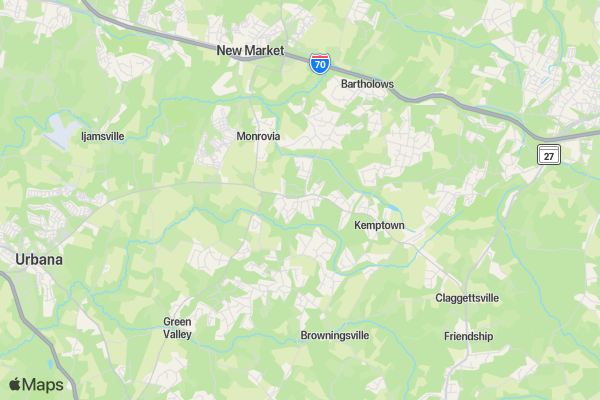 Lucky Leprechaun 5K/10K - Urbana location map image
