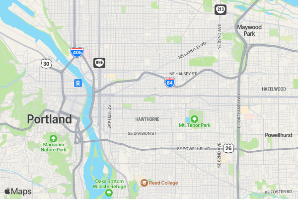 Lung Love Run/Walk Portland location map image