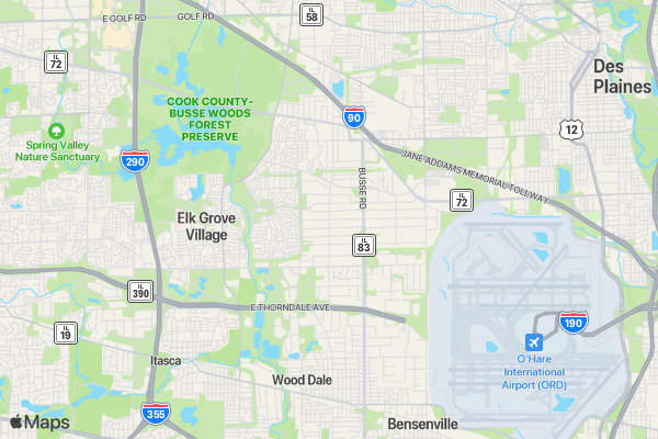 MaeBell 5K location map image
