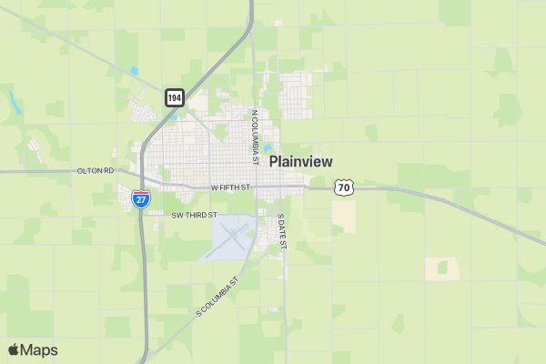 Main Street Turkey Trot  location map image