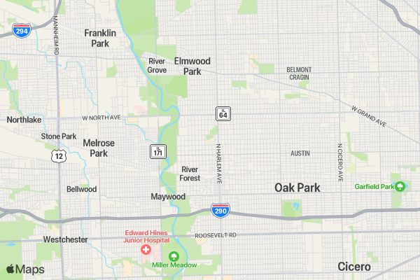 Makin' Tracks 5K Run/Walk location map image