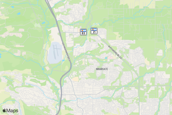 Making Calories Count Marathon location map image