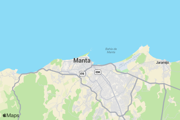 Manta Marathon - Farmacias Santa Martha location map image