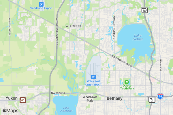 Marked location map image