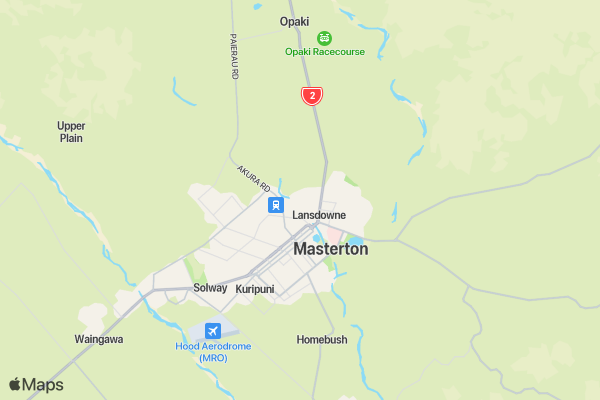 Marks Test location map image