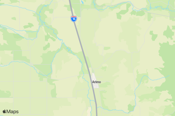 Marsh Valley Glow Run location map image