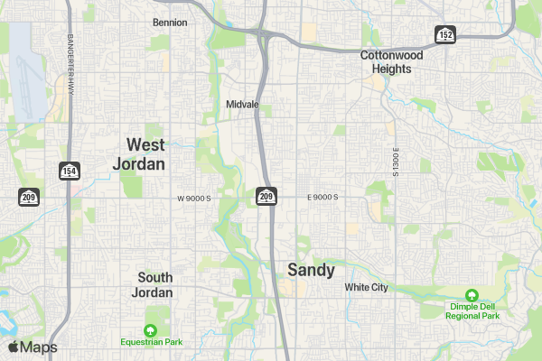 Marshall Industries Run for Hope location map image