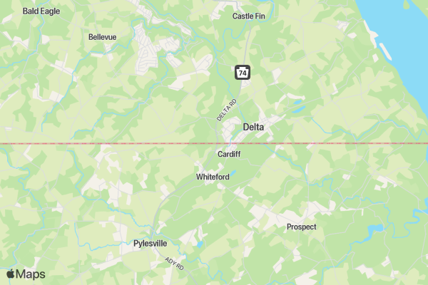 Mason Dixon Fair Youth Flat Track Race location map image