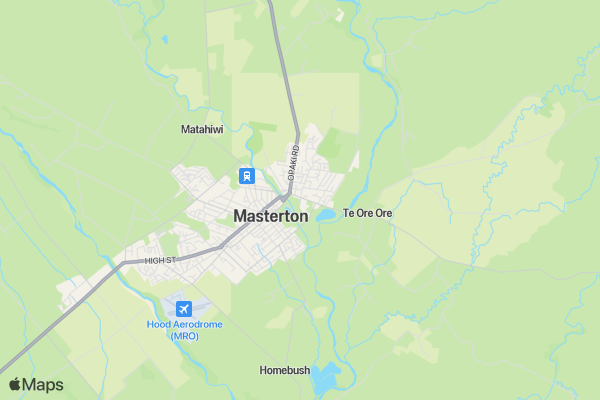 Masterton Summer Series 1 location map image