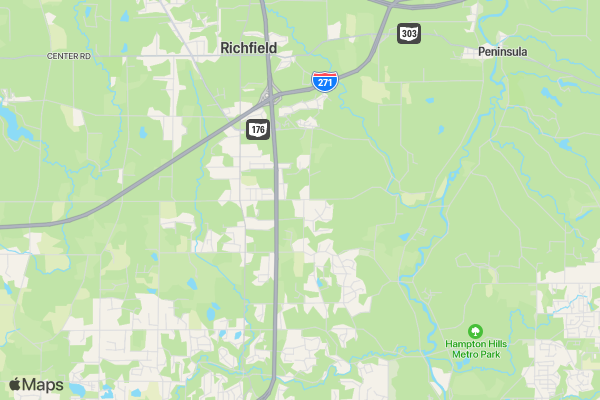 Mental Health and Substance Abuse Awareness Fun Run and 5K location map image