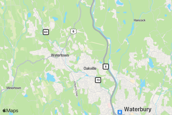 Meriden Memorial Mile location map image