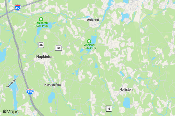 METROWEST K9 5K location map image