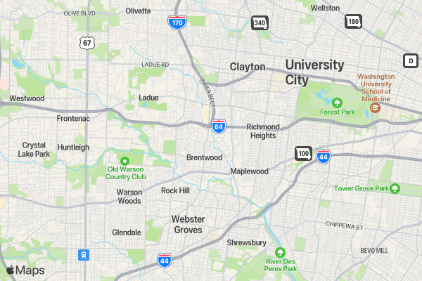 Mid-County YMCA 5K Reindeer Run location map image