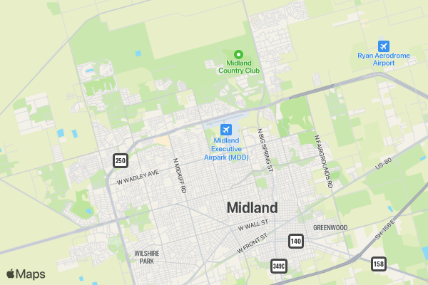 Midland Strong 5K location map image