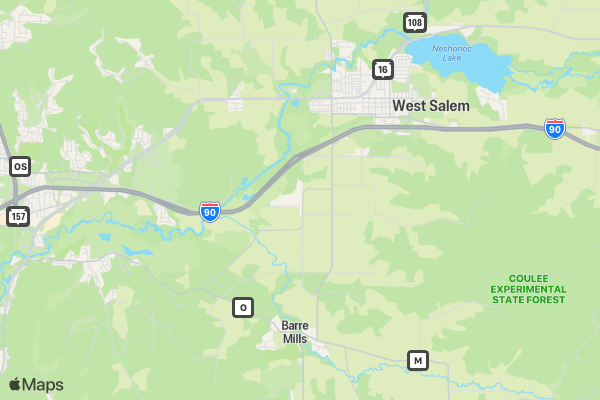 Midwest Framebuilders Gathering location map image