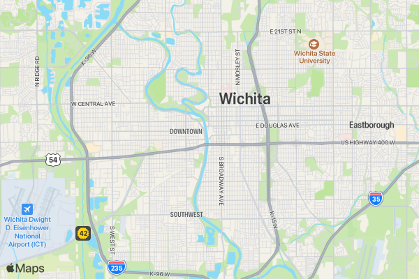 Midwest Summer Fun Run location map image