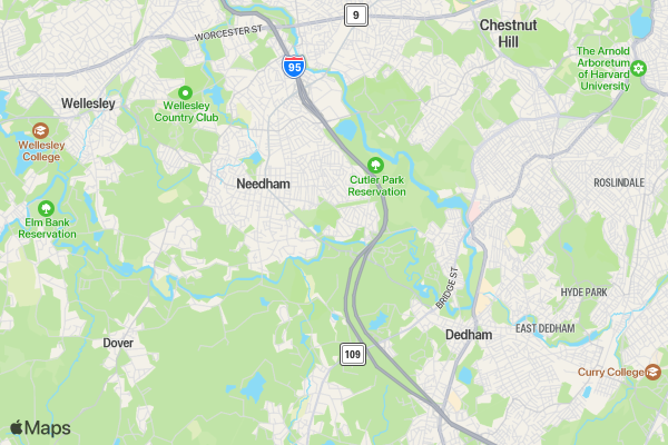 Mildred's 100th Birthday Walk-A-Thon location map image