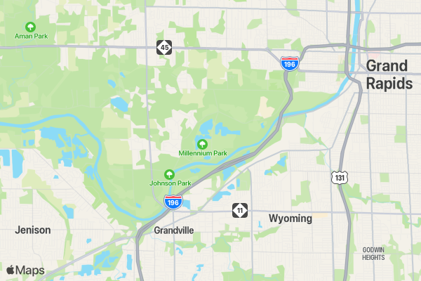 Millennium 5K adventure Run/Walk location map image