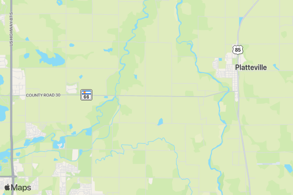 Miller Farms Summer Solstice 5k location map image