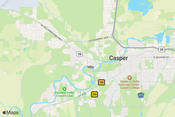 Mills 100th Anniversary 5k location map image
