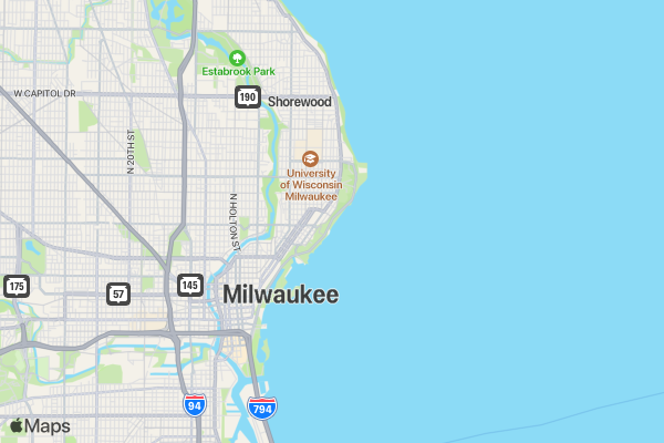 Milwaukee Turkey Trot 5K & 8K location map image