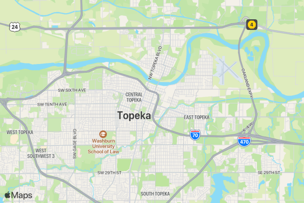 Miracle on Kansas Avenue Rescue Run location map image