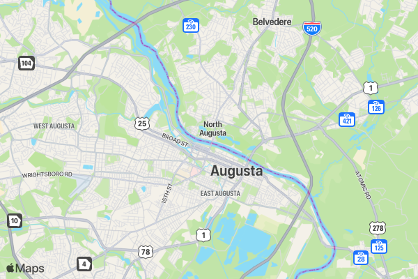 MOC 5k/10k location map image