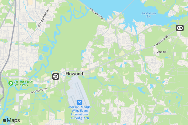 Mom's Day 5K location map image