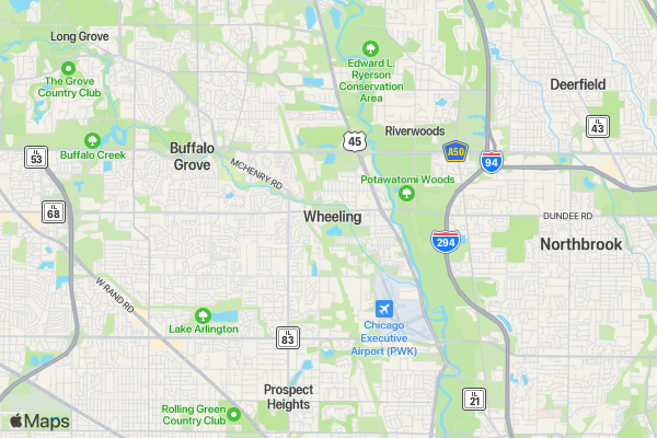 Monster 5K/3K Run/Walk location map image