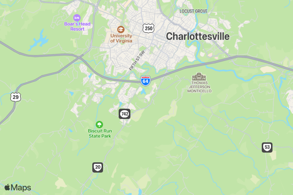 Monticello Field Hockey Stang Stampede  location map image