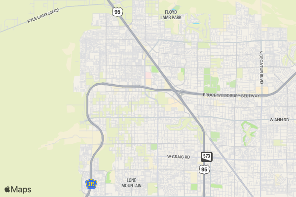 Mount Charleston Marathon and Half location map image
