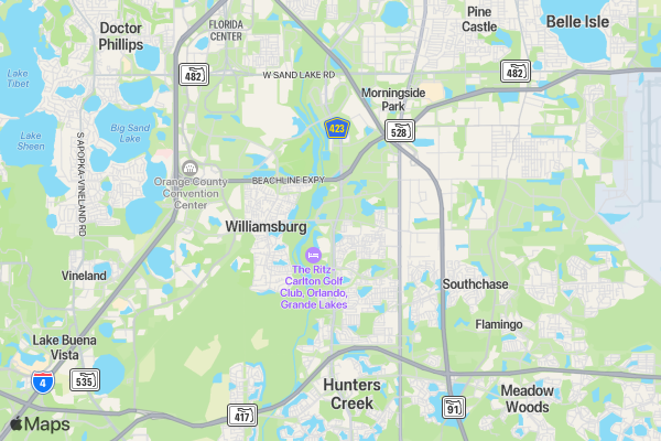 MRIdian 5K Walk/Run location map image