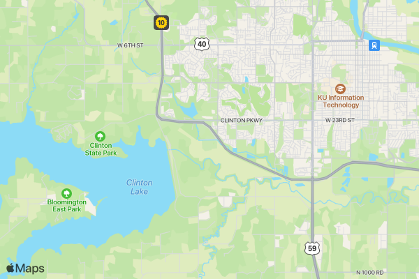 Ms Wheelchair Kansas Walk 'N Roll location map image