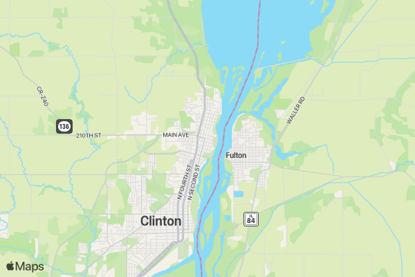 Mutts on the Mississippi location map image