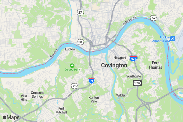 Mystery N Mayhem 5K location map image