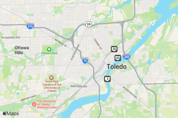 Mystery N Mayhem 5K - Toledo location map image