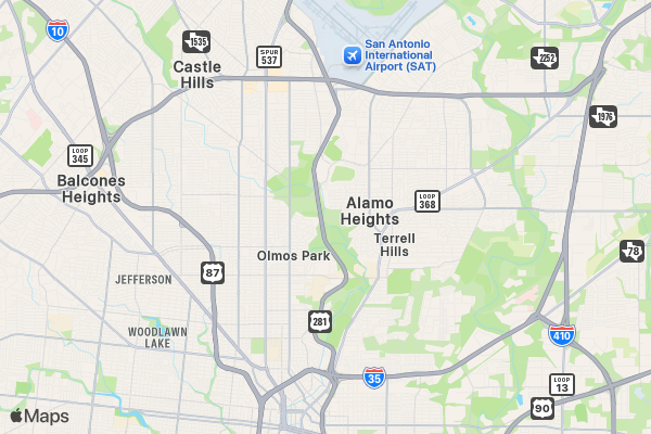 National Chocolate Day Run for Chocolates SAN ANTONIO 2025 location map image