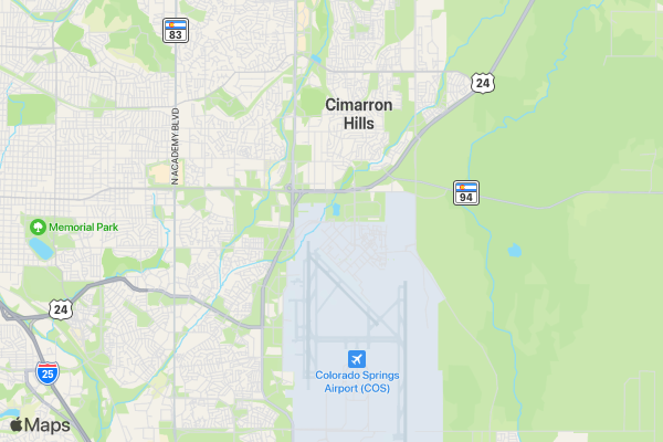 National Police Week 5k Run/Ruck/Walk location map image