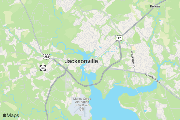 NC Corpsmen Memorial Virtual 5K  location map image