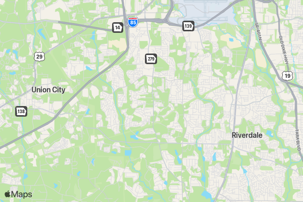 New Life Church Cancer Awareness 5K location map image