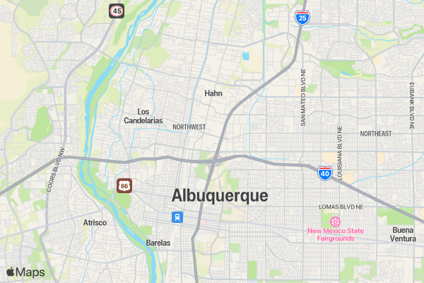 New Mexico Indoor Challenge location map image