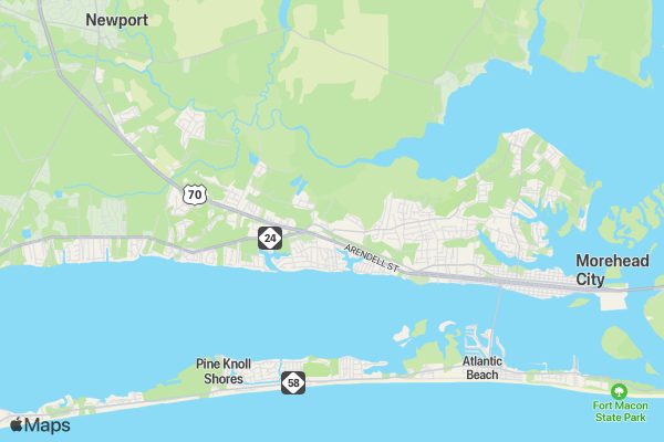 New Year's Resolution Fun Run location map image
