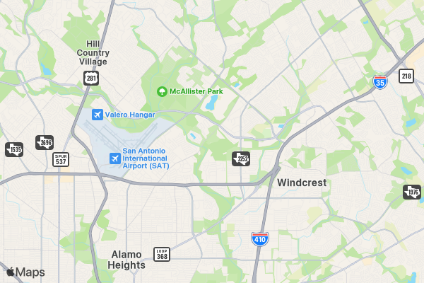 New Years Resolution Run 5K/10K/13.1 SAN ANTONIO location map image