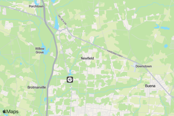 Newfield Bunny Hop 5K location map image