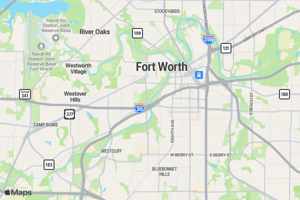 NIGHT Run DALLAS FORT-WORTH 5K/10K Race location map image