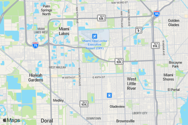No Child Wet Behind - South Florida location map image
