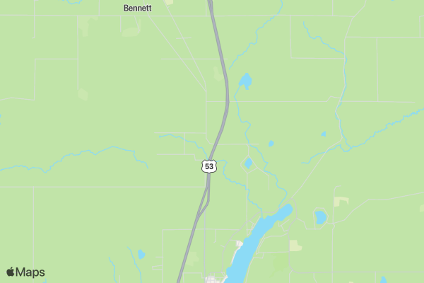 North Country Trail Run location map image