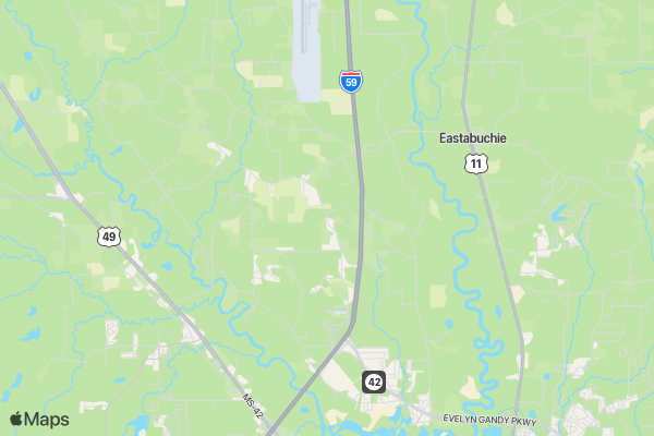 North Forrest High School Band Spring Fling 5k location map image
