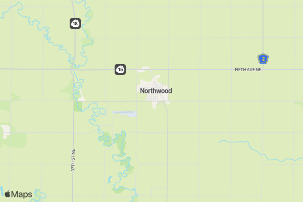 Northwood Fun Run 5k location map image