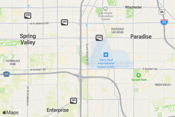 Not Fast, Just Furious Run 5K/10K/13.1 Las Vegas location map image